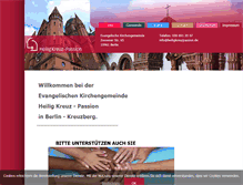 Tablet Screenshot of heiligkreuzpassion.de